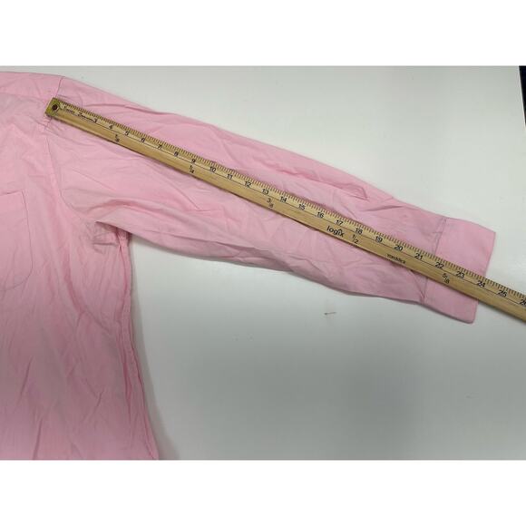 Architect Mens Shirt Size XL Pink Regular Fit Long Sleeve Button Up Collared - Picture 9 of 11
